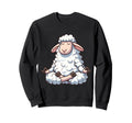 Meditation Sheep Yoga Pose Relaxing Sweatshirt - Novelty Apparel Unisex - T-Shirt, Sweatshirt, Hoodie