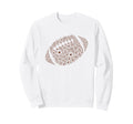 Floral Football Flower Pattern Fans Sweatshirt - Streetwear Style Men Women - T-Shirt, Sweatshirt, Hoodie