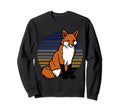 Funny Fox Sake Sarcastic Pun Joke Sunset Sweatshirt - Graphic Print Unisex - T-Shirt, Sweatshirt, Hoodie