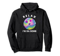 Funny Relax Bath Bomb While Soaking Hoodie - Custom Art Print for Adults - T-Shirt, Sweatshirt, Hoodie
