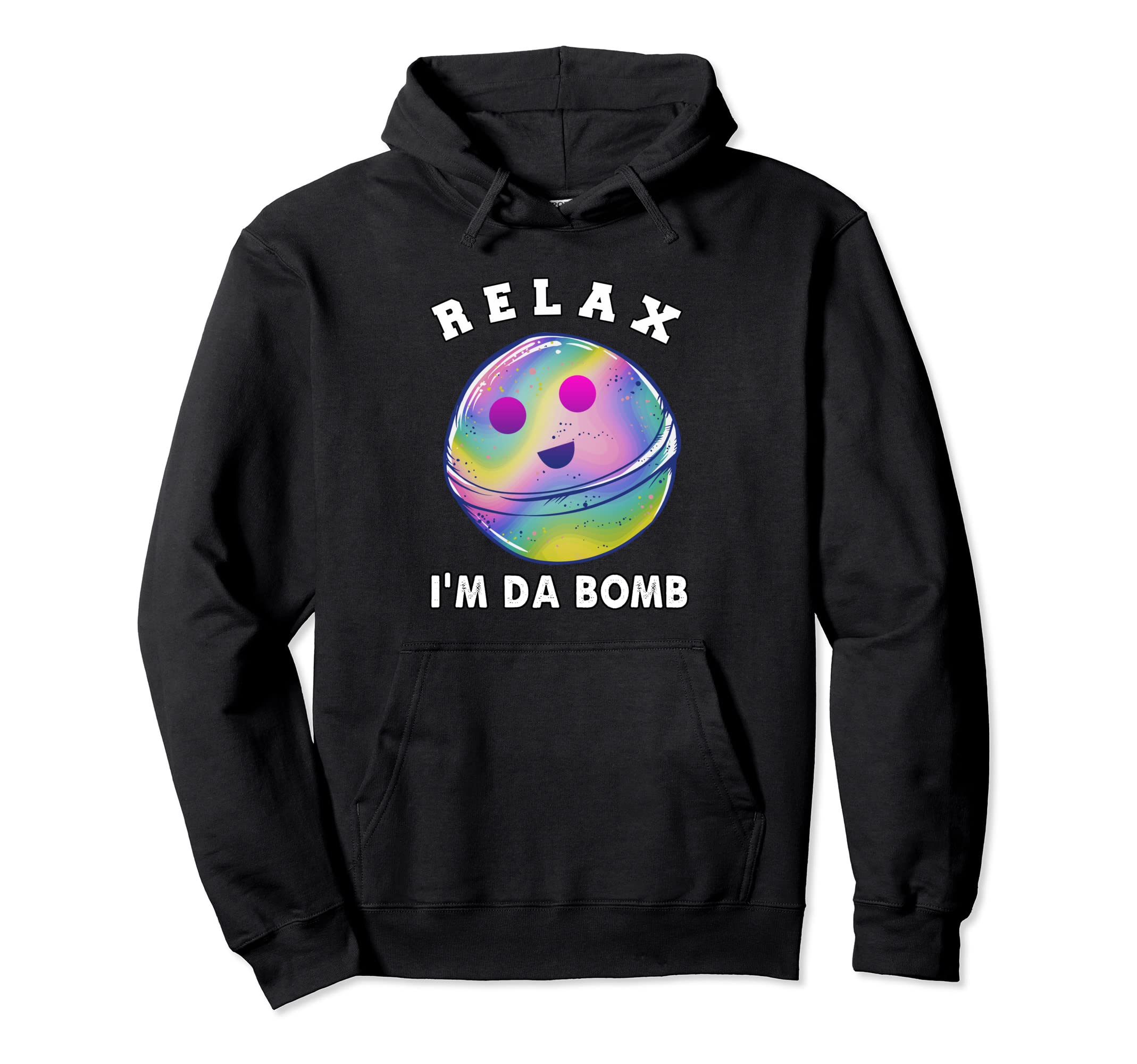Funny Relax Bath Bomb While Soaking Hoodie - Custom Art Print for Adults - T-Shirt, Sweatshirt, Hoodie