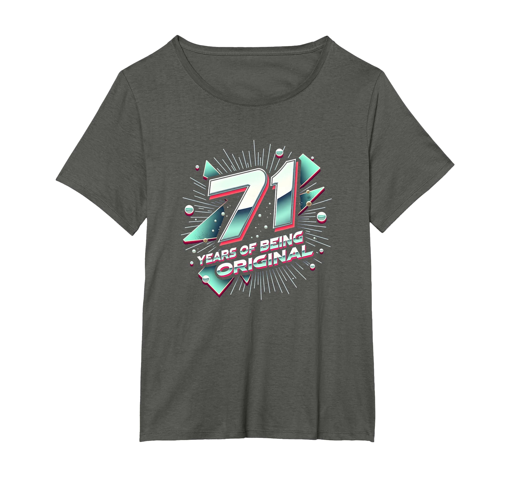 71 Years Original Birthday Gift T-Shirt - Aesthetic Graphic Men Women - T-Shirt, Sweatshirt, Hoodie