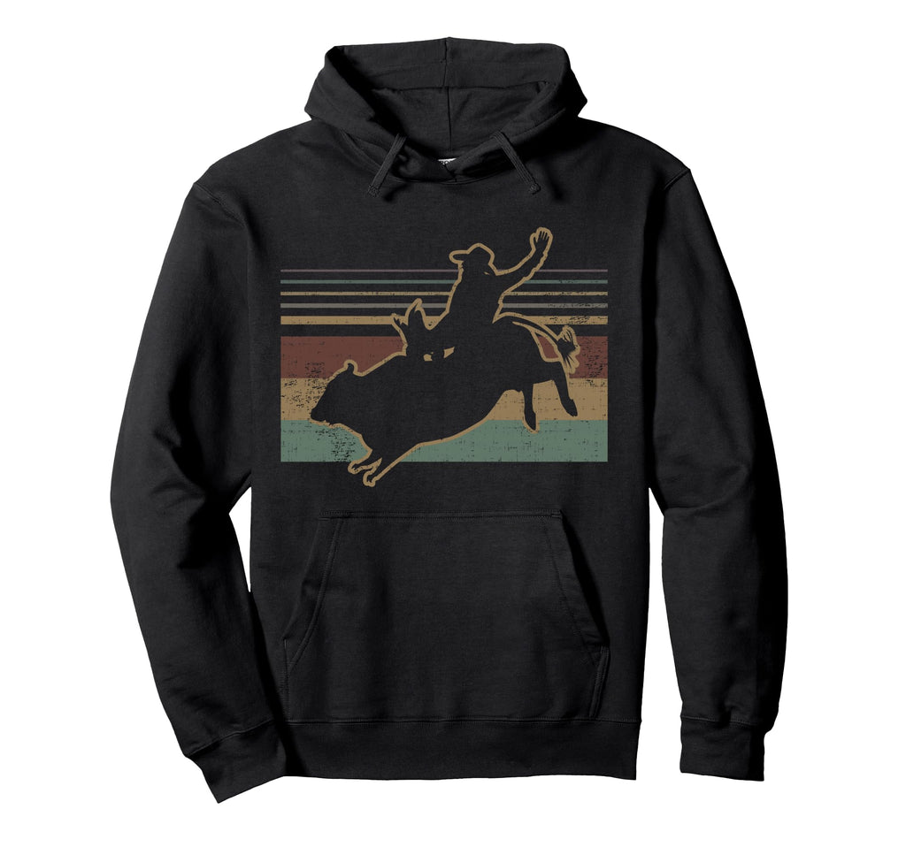 Cowboy Rodeo Bullriding Gift Hoodie - Graphic Print Men Women - T-Shirt, Sweatshirt, Hoodie
