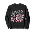 Roller Skater Roller Skating 70S 90S Sweatshirt - Trendy Graphic Unisex - T-Shirt, Sweatshirt, Hoodie