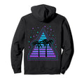 80S Vaporwave Summer And Palm Trees Hoodie - Custom Art Print Unisex - T-Shirt, Sweatshirt, Hoodie