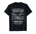 Eastlake Oh Usa Distressed Motorcycle T-Shirt - Novelty Apparel for Adults - T-Shirt, Sweatshirt, Hoodie