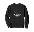 Vinyl Record Player Musical Notes Sweatshirt - Aesthetic Graphic Men Women - T-Shirt, Sweatshirt, Hoodie