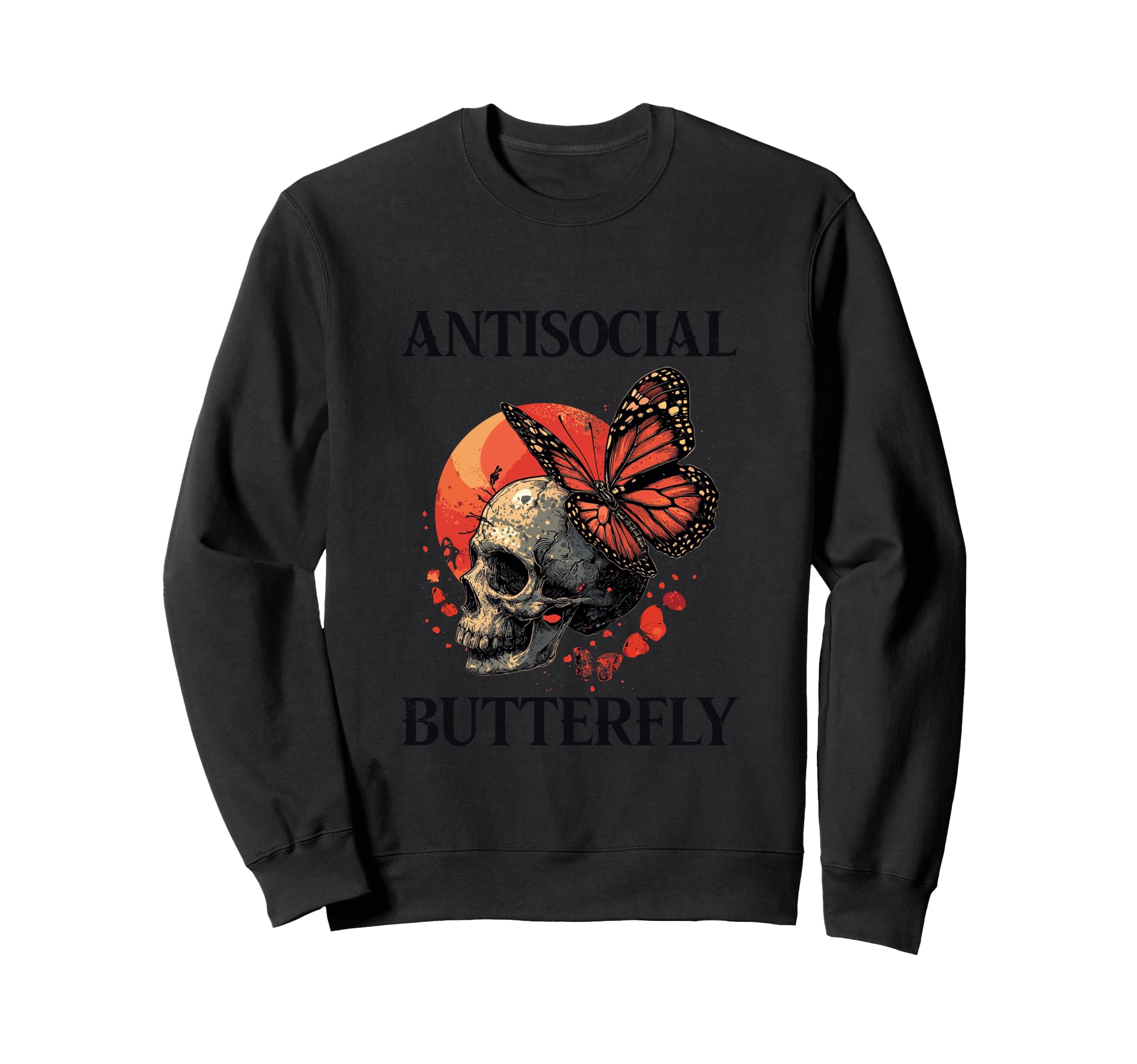 Antisocial Butterfly Gift T-Shirt - Unique Graphic Unisex - T-Shirt, Sweatshirt, Hoodie