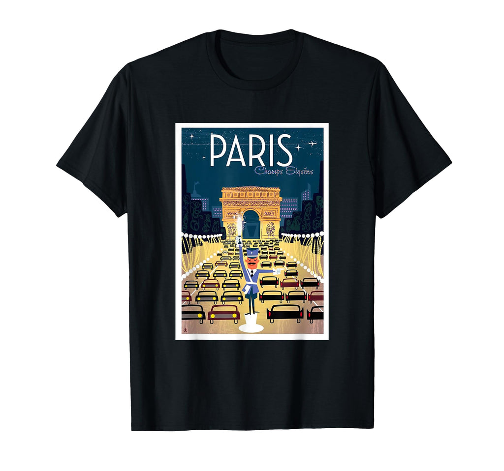 Paris T-Shirt - Unique Graphic for Adults - T-Shirt, Sweatshirt, Hoodie