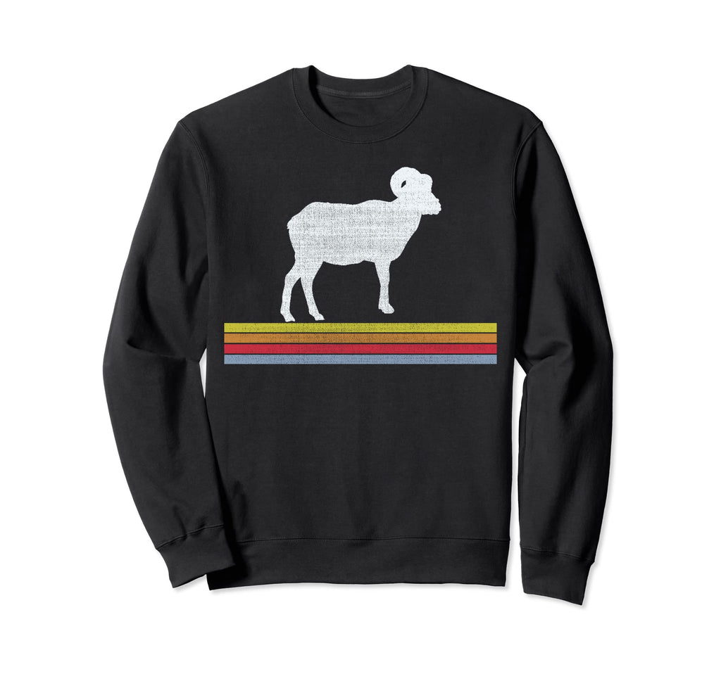 Ram Sheep Goat 70S 80S 90S Gift Sweatshirt - Trendy Graphic Unisex - T-Shirt, Sweatshirt, Hoodie