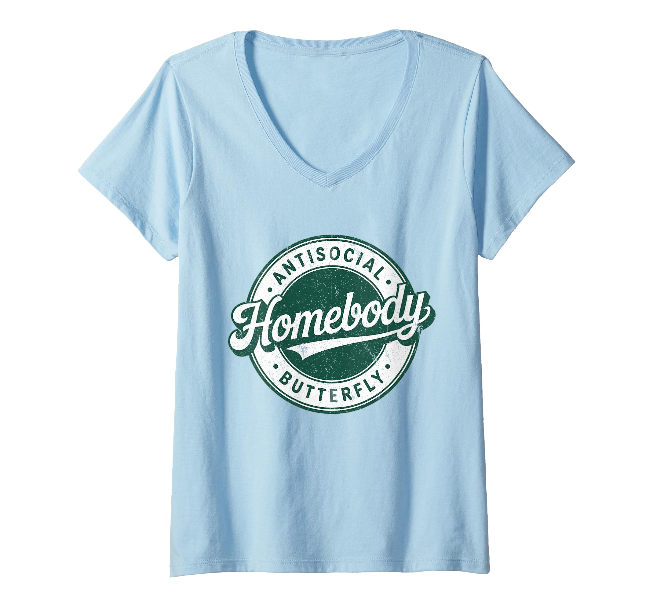 Womens Homebody Antisocial Butterfly T-Shirt - Casual Everyday Wear Unisex - T-Shirt, Sweatshirt, Hoodie