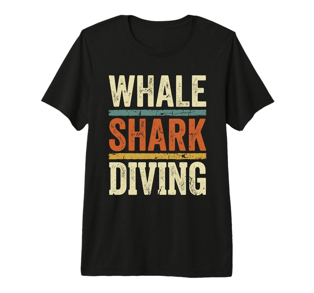 Whale Shark Diving Typography Tri Blend T-Shirt - Trendy Graphic Men Women - T-Shirt, Sweatshirt, Hoodie