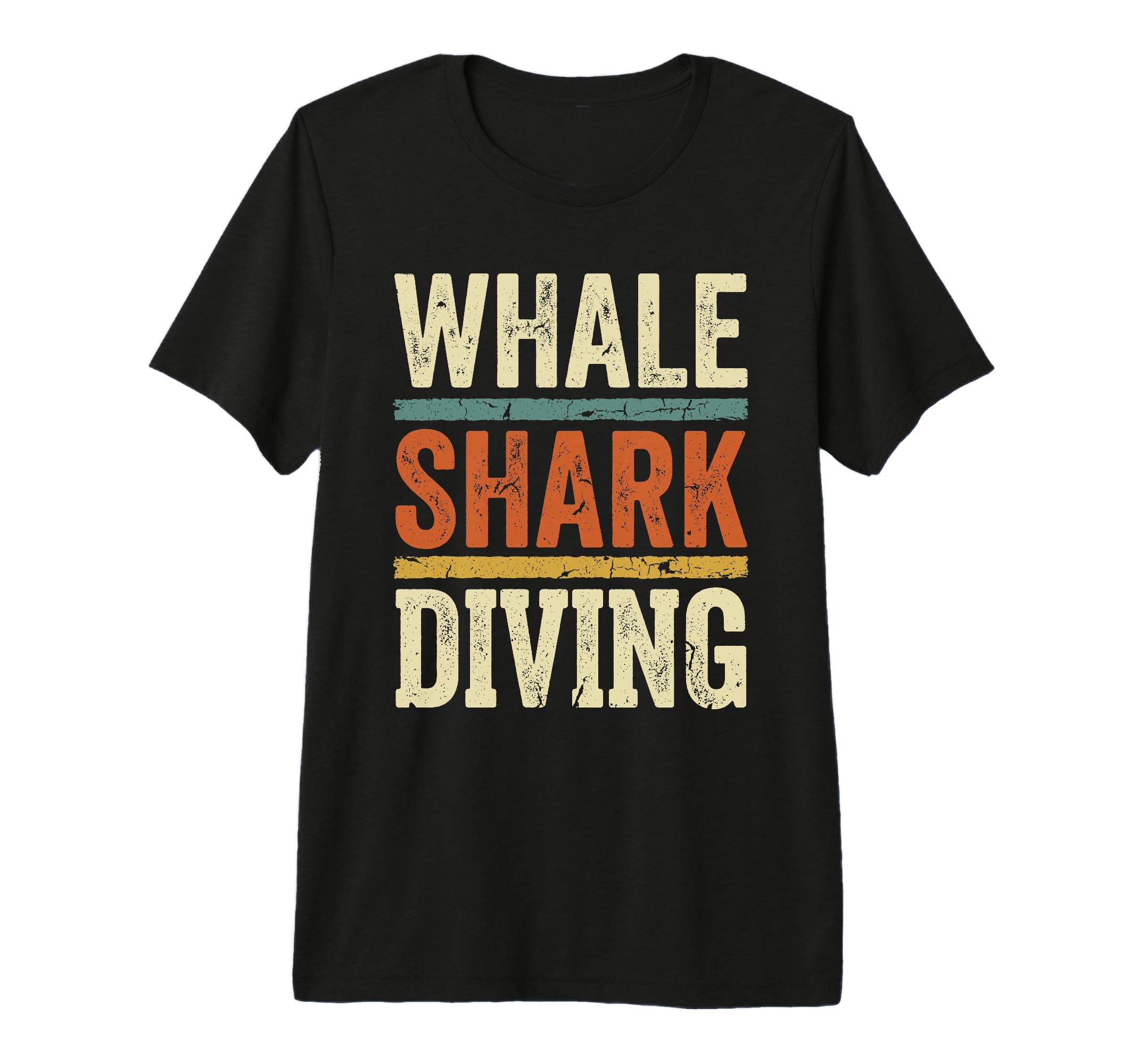 Whale Shark Diving Typography Tri Blend T-Shirt - Trendy Graphic Men Women - T-Shirt, Sweatshirt, Hoodie