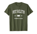 West Hazleton Pennsylvania Pa T-Shirt - Aesthetic Graphic Men Women - T-Shirt, Sweatshirt, Hoodie