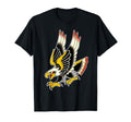Bald Eagle Traditional Tattoo Flash T-Shirt - Trendy Graphic Men Women - T-Shirt, Sweatshirt, Hoodie