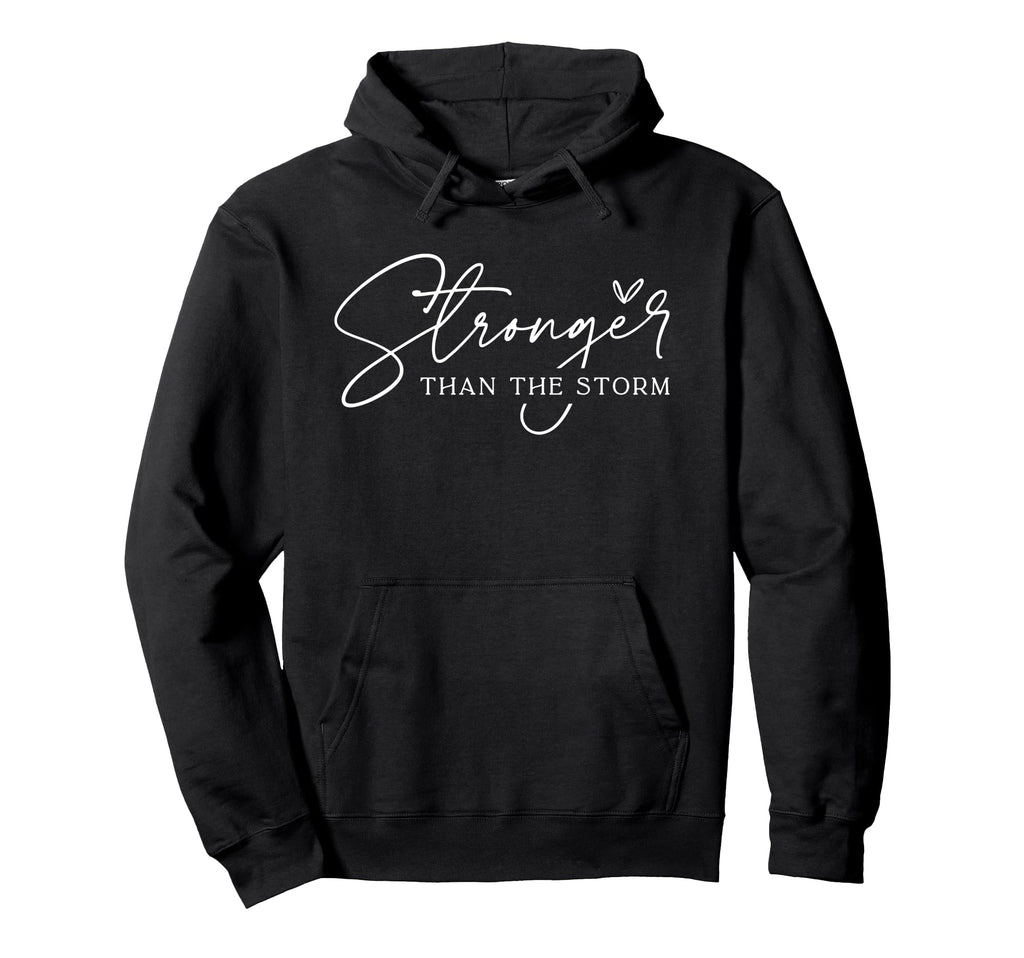 Stronger Than Storm Boho Self Care Hoodie - Fun Novelty Design for Adults - T-Shirt, Sweatshirt, Hoodie