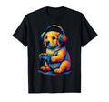 Labrador Retriever Gamer Gaming Dog T-Shirt - Fun Novelty Design Unisex - T-Shirt, Sweatshirt, Hoodie