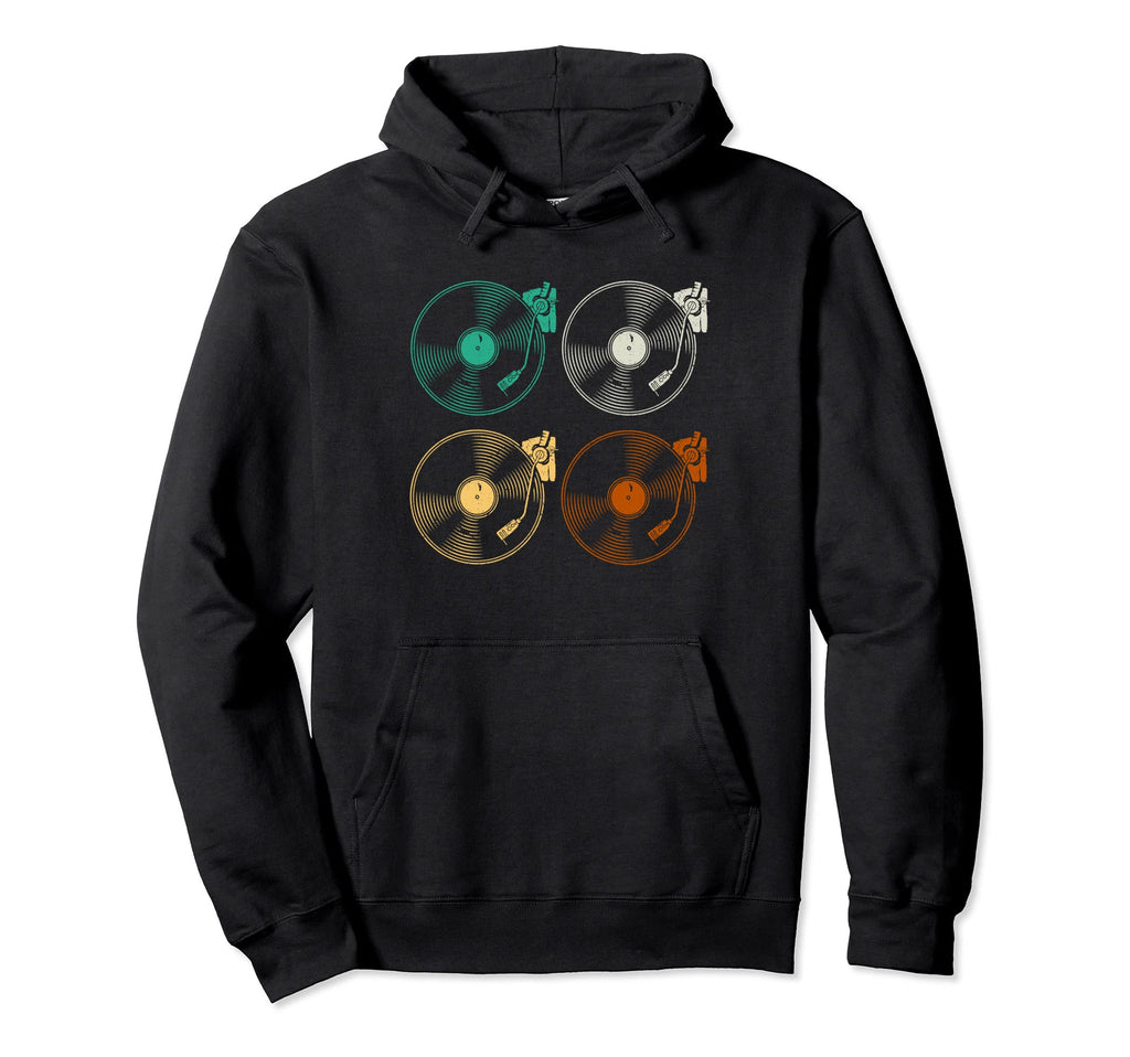 Vinyl Record Vinyl Record Player Hoodie - Streetwear Style for Adults - T-Shirt, Sweatshirt, Hoodie