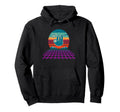 Synthwave Sloth Sunset 80S Hoodie - Novelty Apparel Unisex - T-Shirt, Sweatshirt, Hoodie