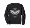 Beautiful Moth Goth Horror Sweatshirt - Fun Novelty Design for Adults - T-Shirt, Sweatshirt, Hoodie