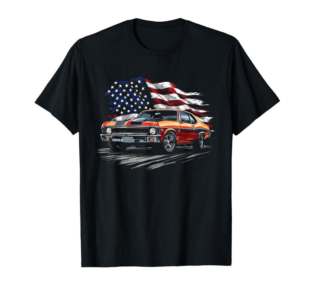 1968 1972 Nova Ss Muscle Car T-Shirt - Minimalist Print for Adults - T-Shirt, Sweatshirt, Hoodie