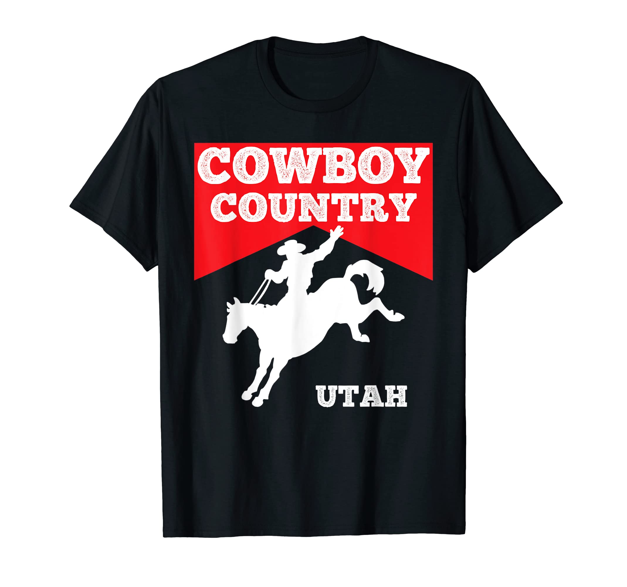 Mens Utah Cowboy Country Horse Riding T-Shirt - Novelty Apparel Unisex - T-Shirt, Sweatshirt, Hoodie