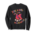 Roller Skates Just Who Loves Roller Sweatshirt - Aesthetic Graphic Unisex - T-Shirt, Sweatshirt, Hoodie