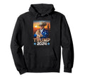 Sunset Funny Western Trump Cowboy And Hoodie - Novelty Apparel Men Women - T-Shirt, Sweatshirt, Hoodie