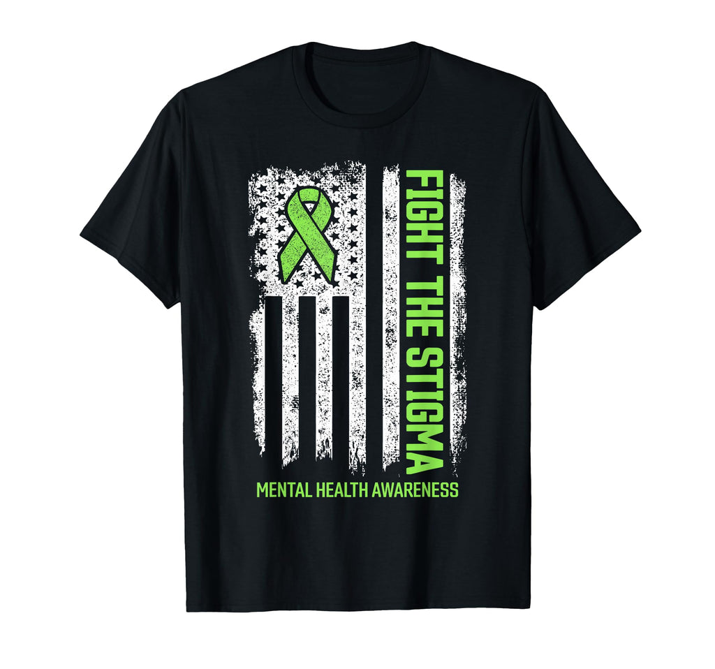 Mental Health Awareness Fight Stigma T-Shirt - Fun Novelty Design Unisex - T-Shirt, Sweatshirt, Hoodie