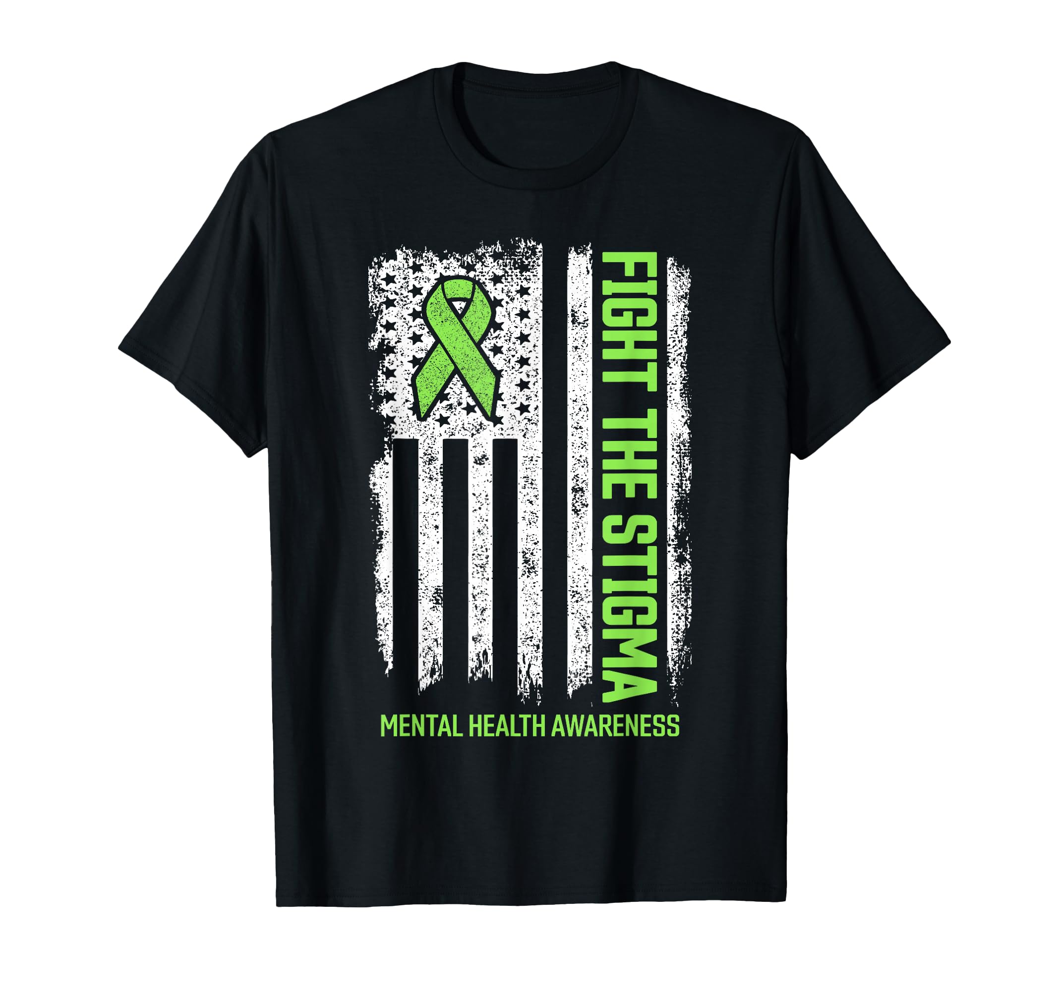 Mental Health Awareness Fight Stigma T-Shirt - Fun Novelty Design Unisex - T-Shirt, Sweatshirt, Hoodie