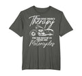 Biker Therapy Motorcycle Funny Biker T-Shirt - Custom Art Print Men Women - T-Shirt, Sweatshirt, Hoodie