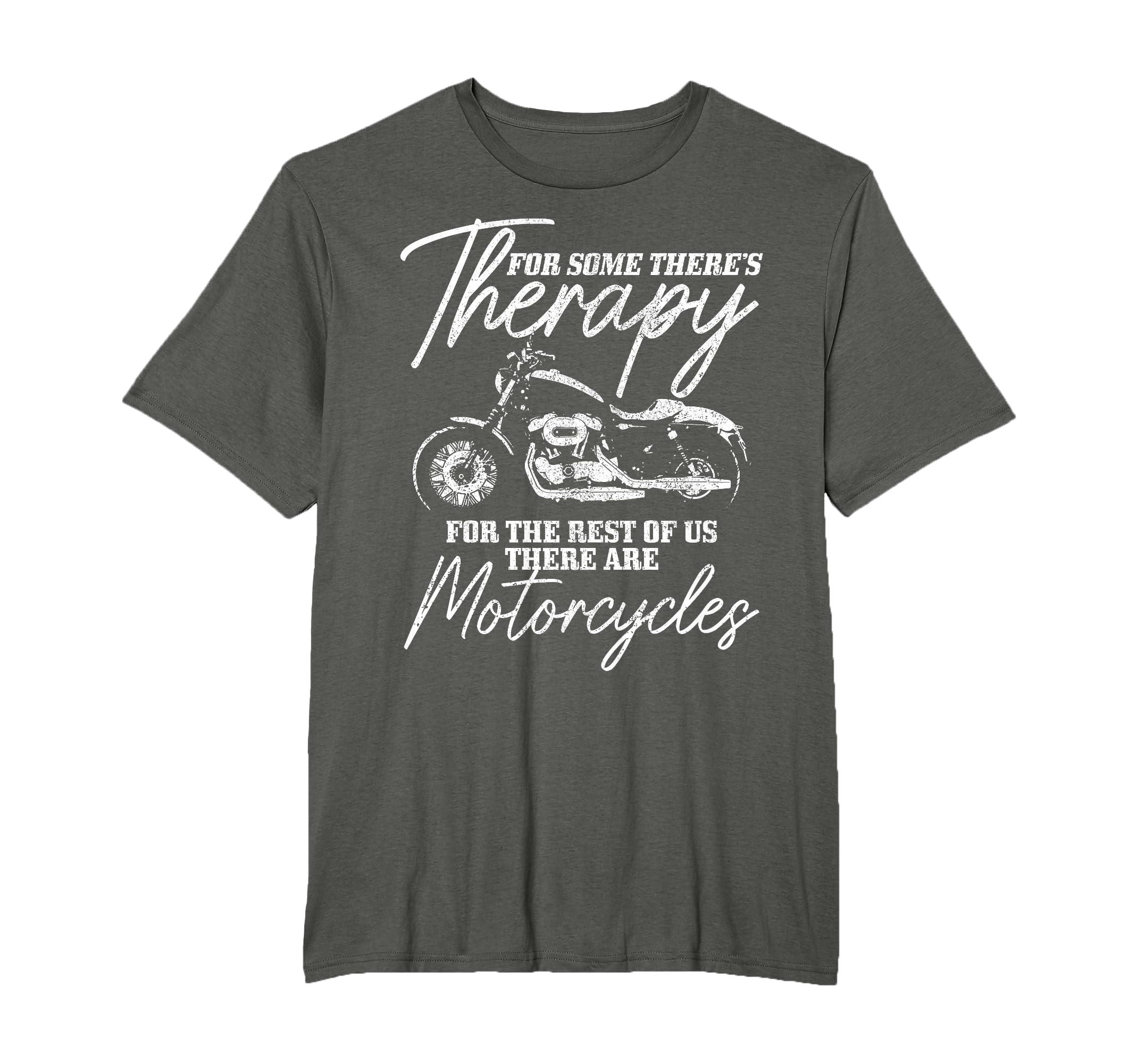Biker Therapy Motorcycle Funny Biker T-Shirt - Custom Art Print Men Women - T-Shirt, Sweatshirt, Hoodie