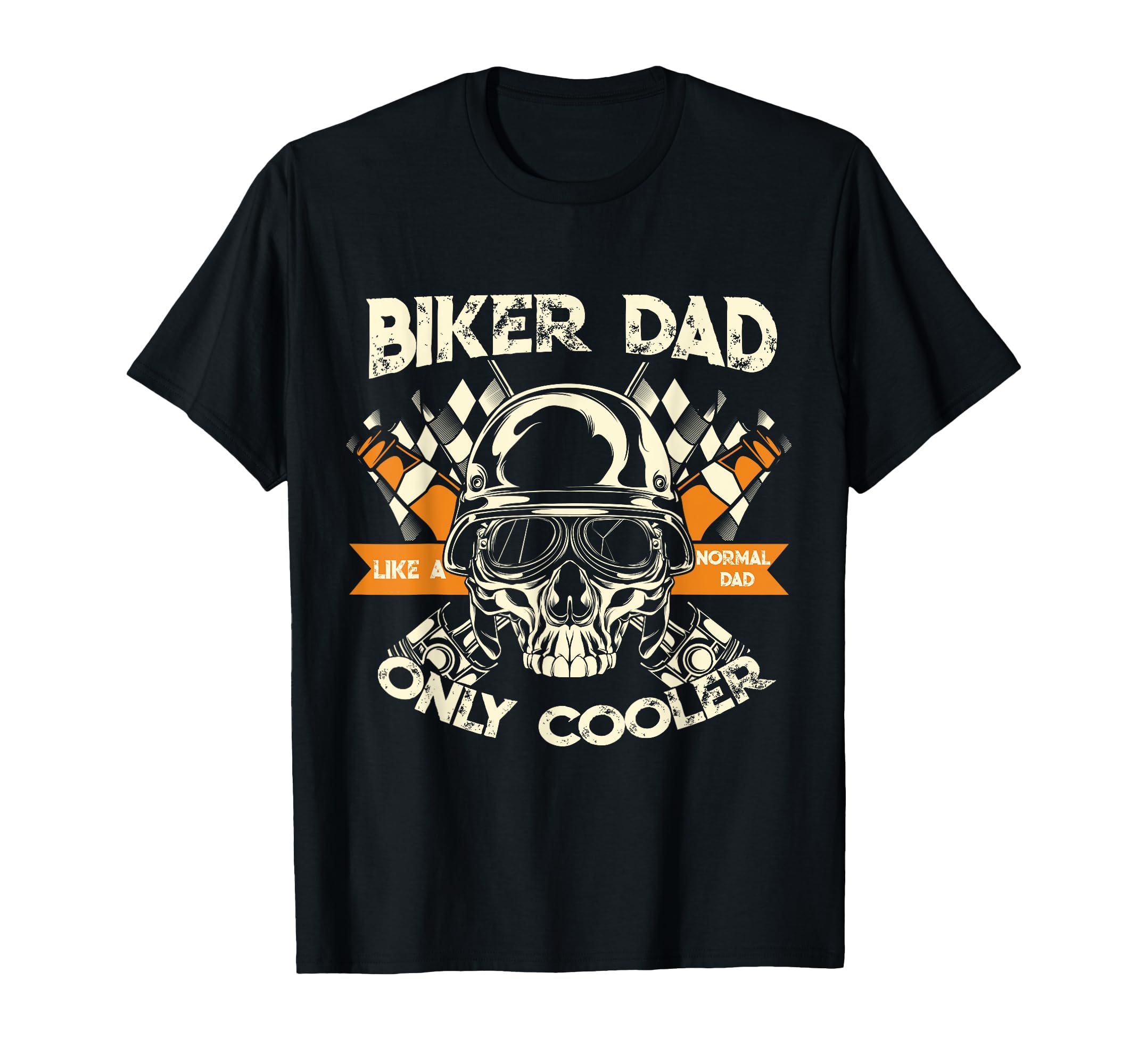 Biker Dad Motorcycle Fathers Day T-Shirt - Trendy Graphic Unisex - T-Shirt, Sweatshirt, Hoodie