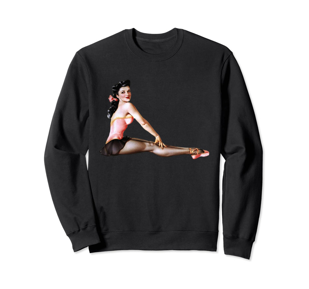 1940S Pin Up Sexy American Art Sweatshirt - Custom Art Print for Adults - T-Shirt, Sweatshirt, Hoodie