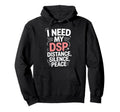 Distance Silence Peace Introvert Hoodie - Casual Everyday Wear Men Women - T-Shirt, Sweatshirt, Hoodie