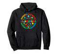 Audhd Mama Autism Adhd Mom Hoodie - Fun Novelty Design Unisex - T-Shirt, Sweatshirt, Hoodie