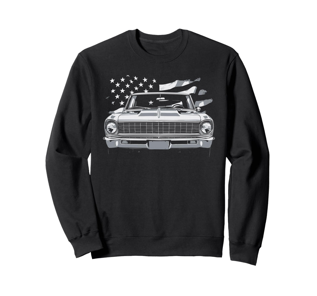 66 67 Nova Front Grill Muscle Sweatshirt - Casual Everyday Wear Men Women - T-Shirt, Sweatshirt, Hoodie