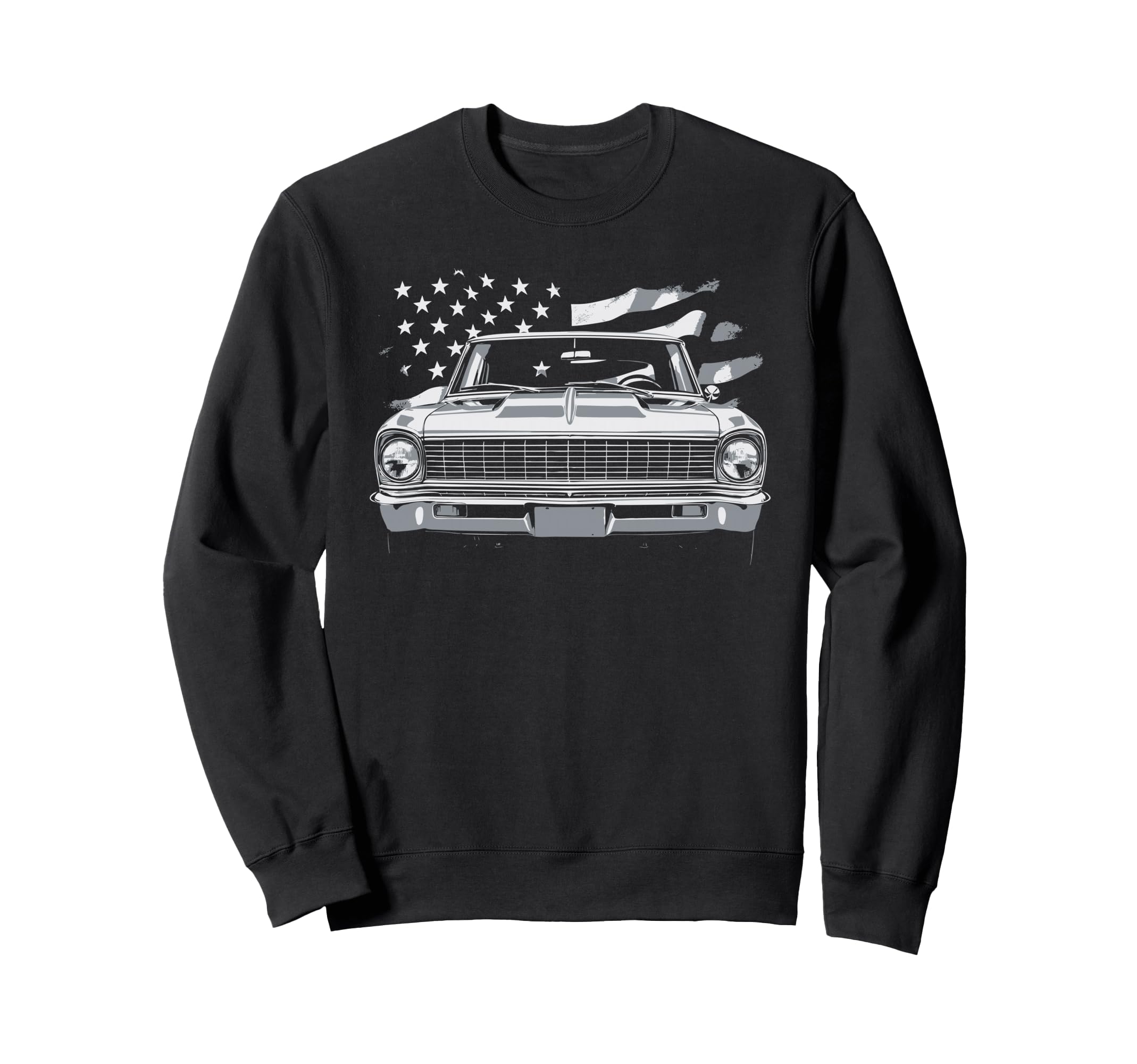 66 67 Nova Front Grill Muscle Sweatshirt - Casual Everyday Wear Men Women - T-Shirt, Sweatshirt, Hoodie