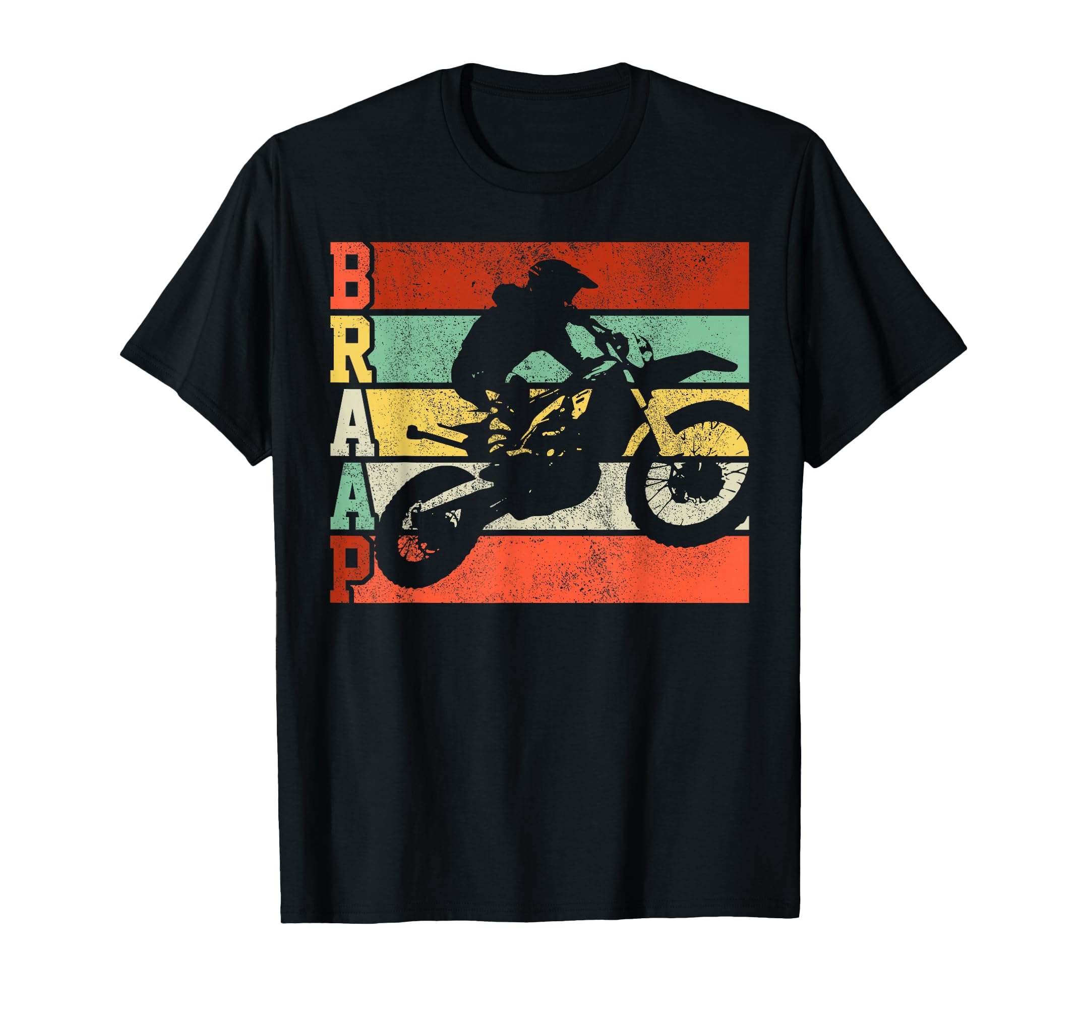 Motocross Braap Enduro Motorcycle Gift T-Shirt - Graphic Print Men Women - T-Shirt, Sweatshirt, Hoodie