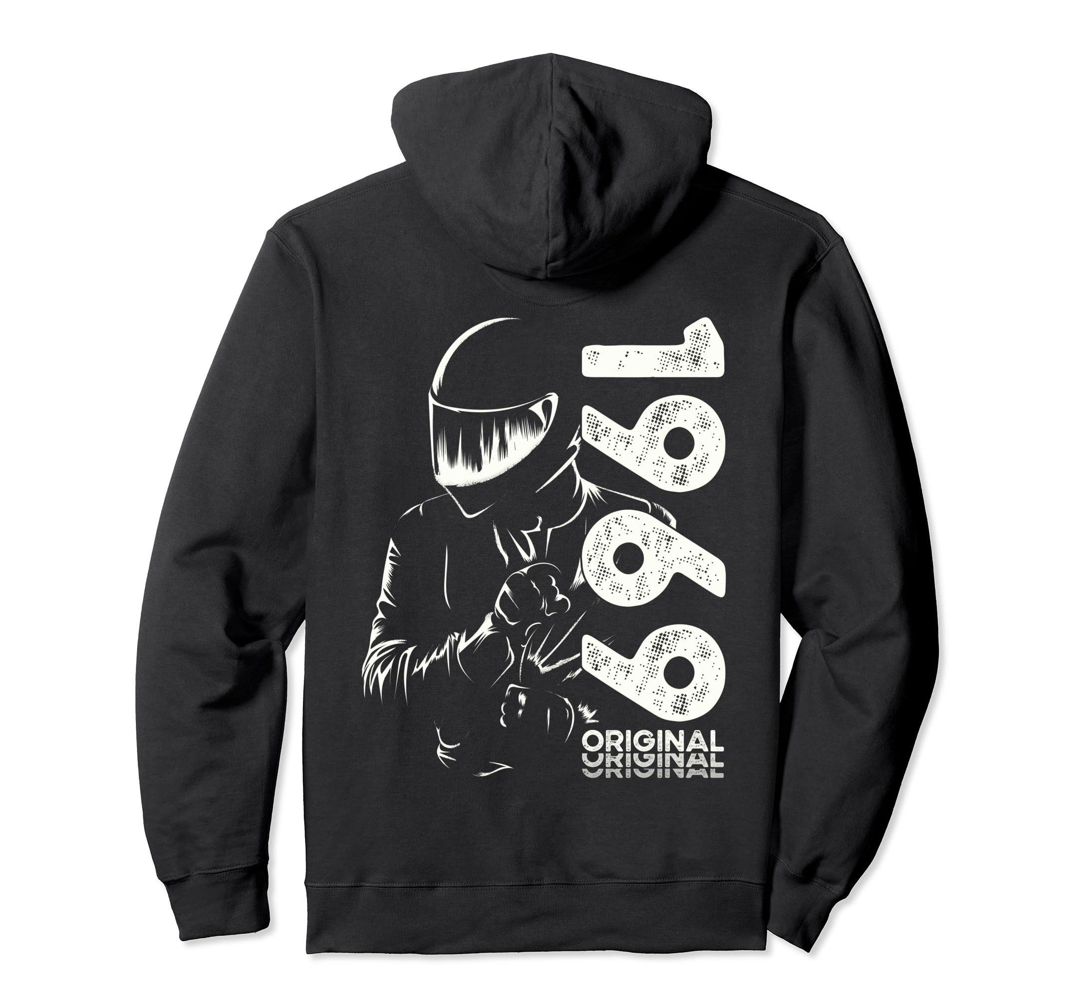 55Th Birthday Motorcycle Hoodie - Fun Novelty Design for Adults - T-Shirt, Sweatshirt, Hoodie