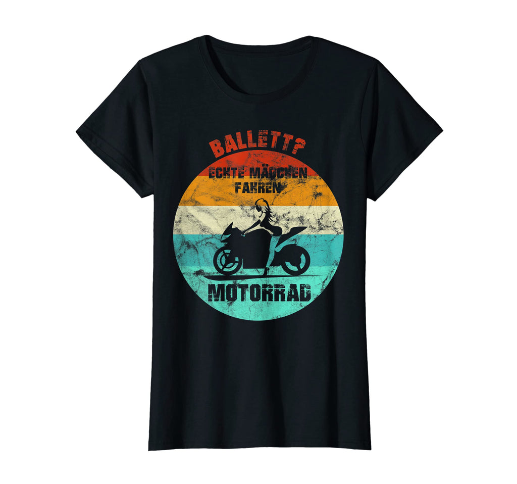 Ballet Real Riding Motorcycle Motorbike T-Shirt - Trendy Graphic for Adults - T-Shirt, Sweatshirt, Hoodie