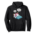 Funny Overthinker Unicorn Midnight Hoodie - Streetwear Style for Adults - T-Shirt, Sweatshirt, Hoodie