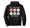 All Feelings Are Okay Suicide Hoodie - Aesthetic Graphic Men Women - T-Shirt, Sweatshirt, Hoodie