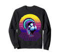 80S 90S Synthwave Thanksgiving Sweatshirt - Aesthetic Graphic for Adults - T-Shirt, Sweatshirt, Hoodie