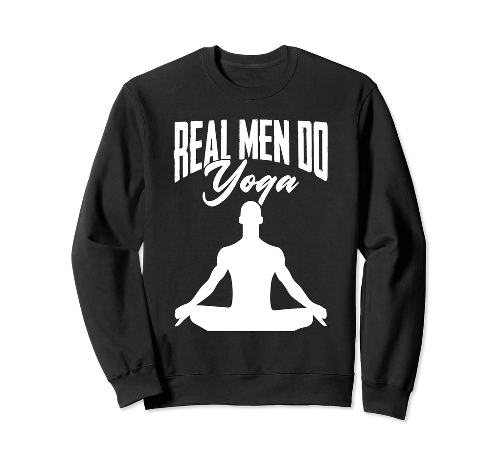 Funny Yoga Position Phrase Male Sweatshirt - Aesthetic Graphic for Adults - T-Shirt, Sweatshirt, Hoodie