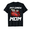 Pit Crew Mom Race Car Birthday Racing T-Shirt - Trendy Graphic for Adults - T-Shirt, Sweatshirt, Hoodie