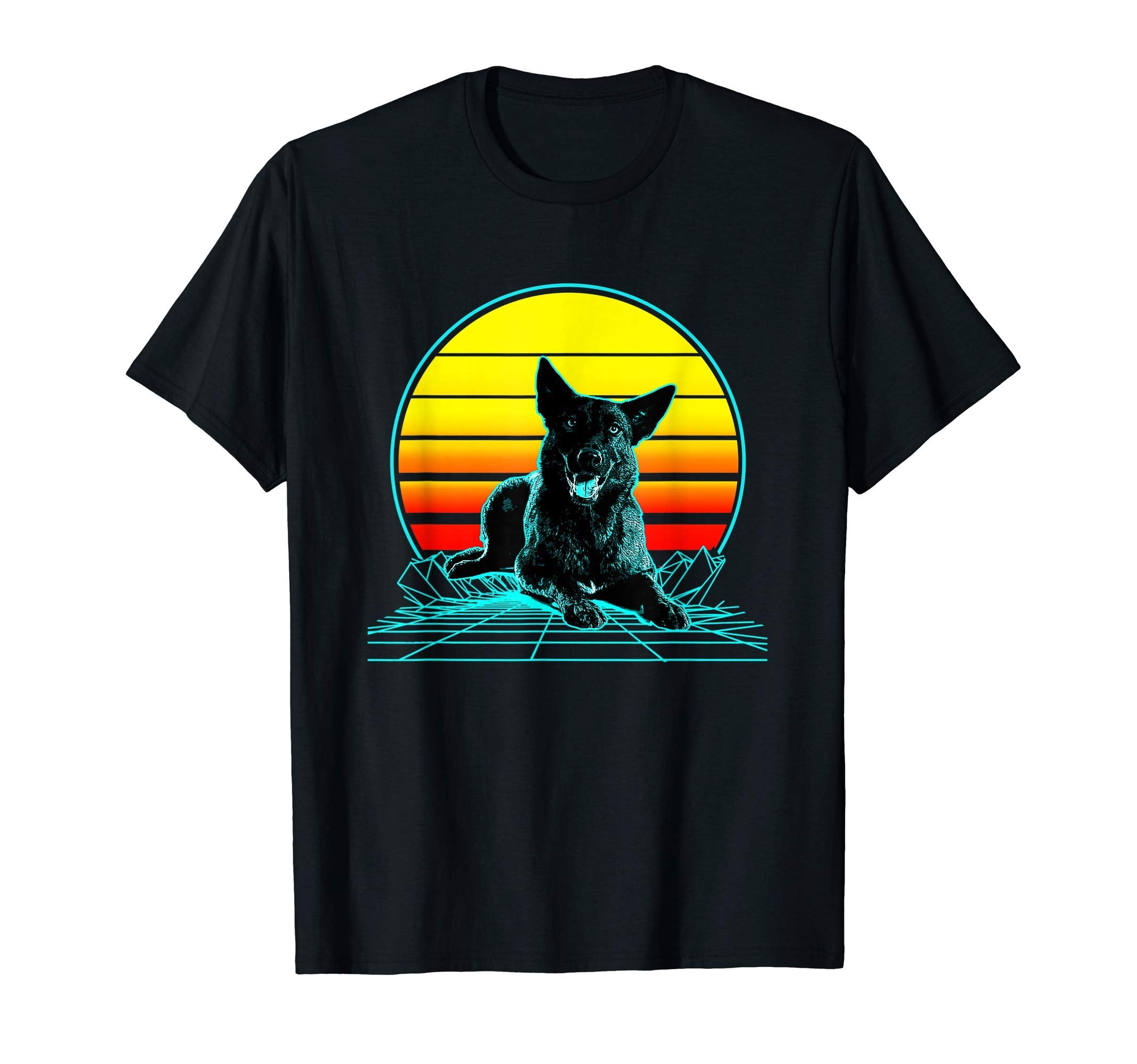Sunset Dutch Shepherd T-Shirt - Unique Graphic Men Women - T-Shirt, Sweatshirt, Hoodie