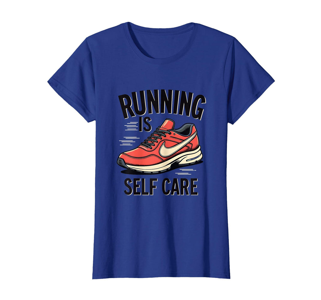 Running Is Self Care Motivational Runner T-Shirt - Graphic Print Men Women - T-Shirt, Sweatshirt, Hoodie
