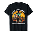 Hold Partner Im Overstimulated T-Shirt - Minimalist Print for Adults - T-Shirt, Sweatshirt, Hoodie