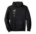 Subtle Neutrois Pride Goth Butterfly Hoodie - Trendy Graphic for Adults - T-Shirt, Sweatshirt, Hoodie
